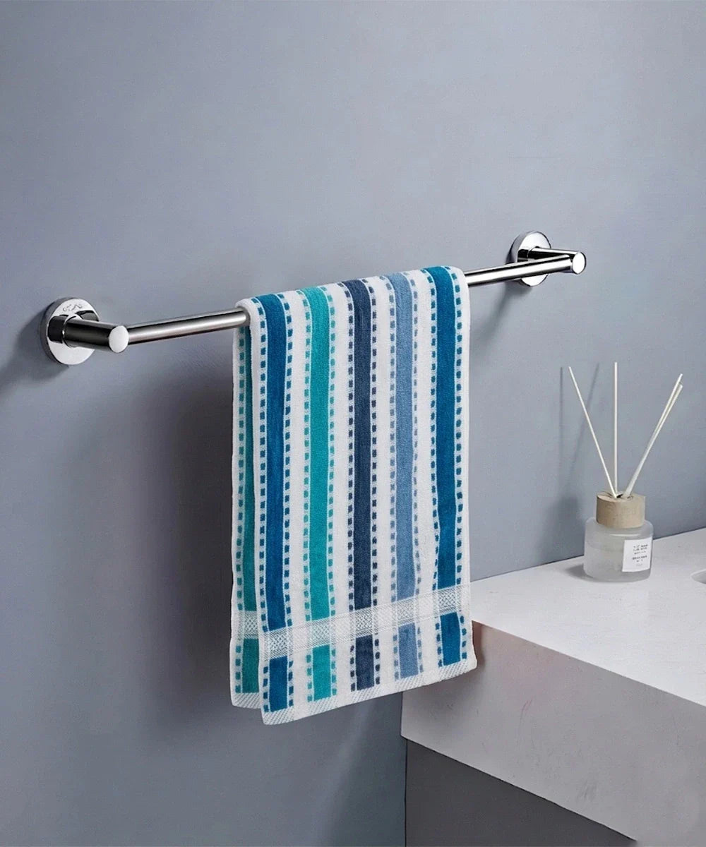 Weave & Decor Luxe Stripe Cotton Hand Towels Sets – Ultra Soft & Super Absorbent (Blue)