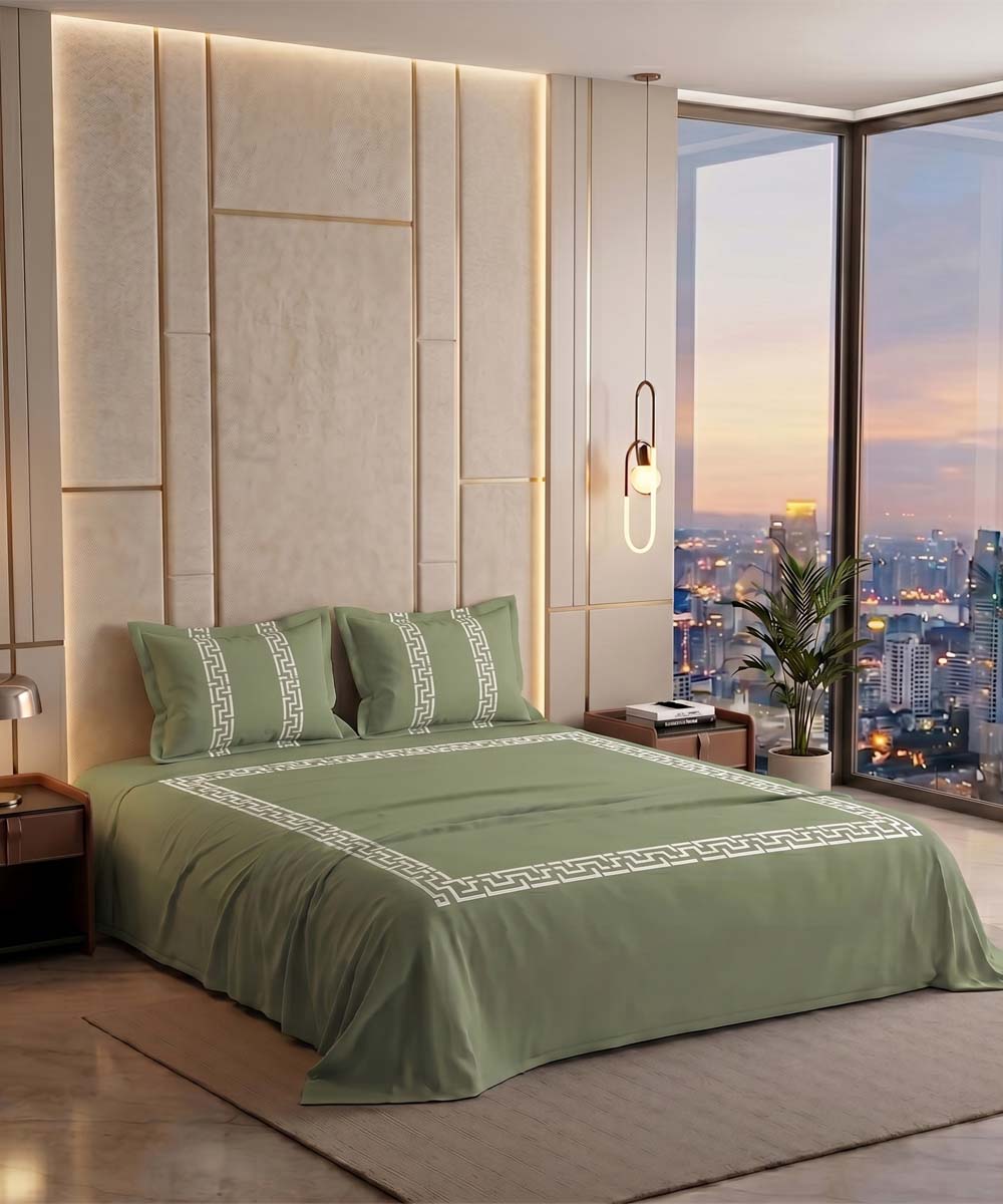 Green Elan Bedsheet Set
