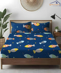 Ocean Adventure Kids Fitted Bedsheet With Pillow Cover