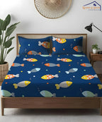 Ocean Adventure Kids Fitted Bedsheet With Pillow Cover