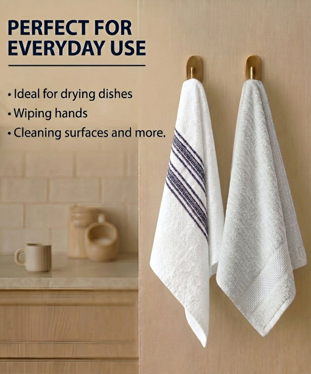 Weave & Decor Cotton Kitchen Towels Set of 2