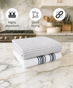 Weave & Decor Cotton Kitchen Towels Set of 2