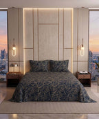 Midnight Fern Bedsheet Set