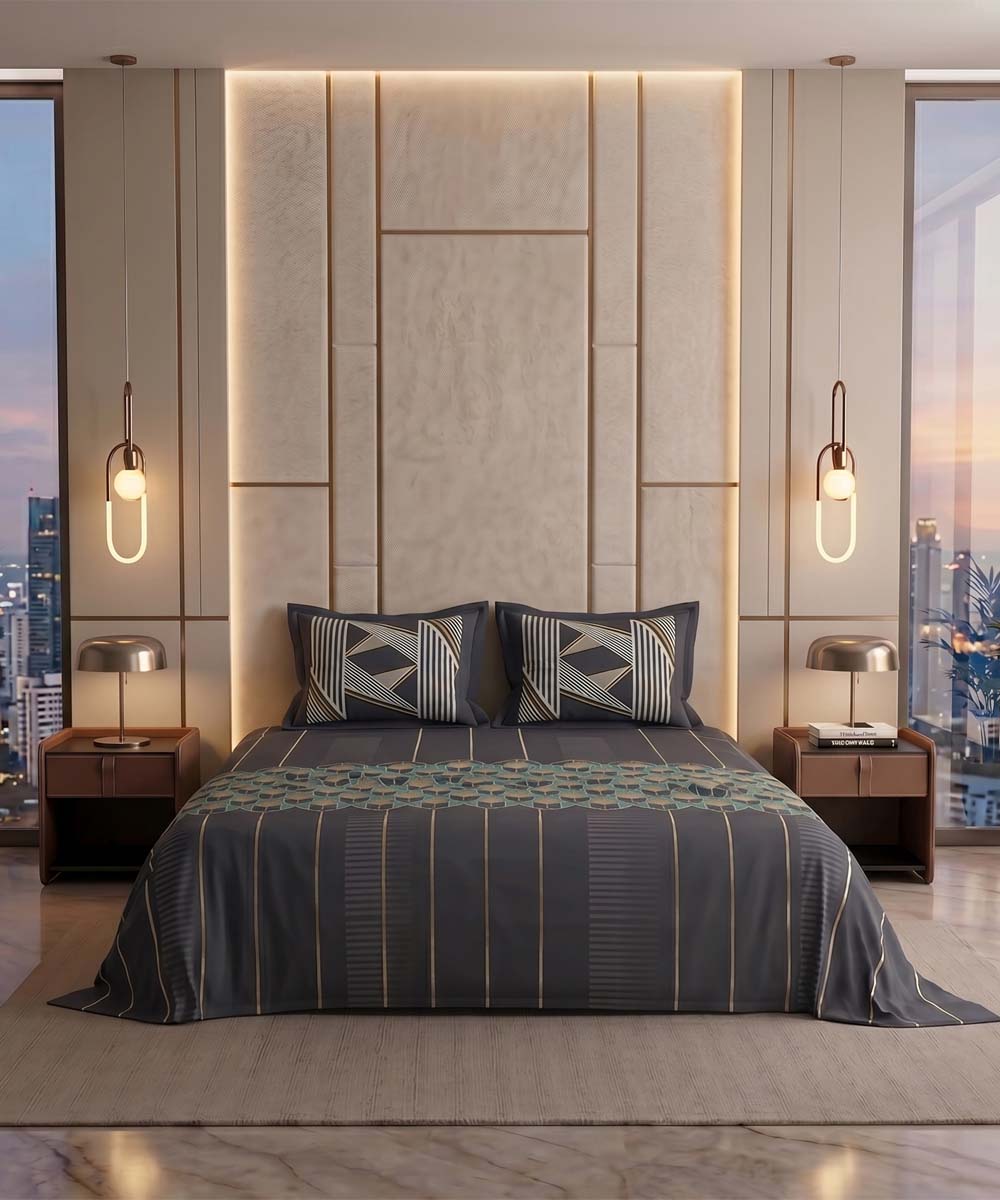 Royal Sapphire Bedsheet Set