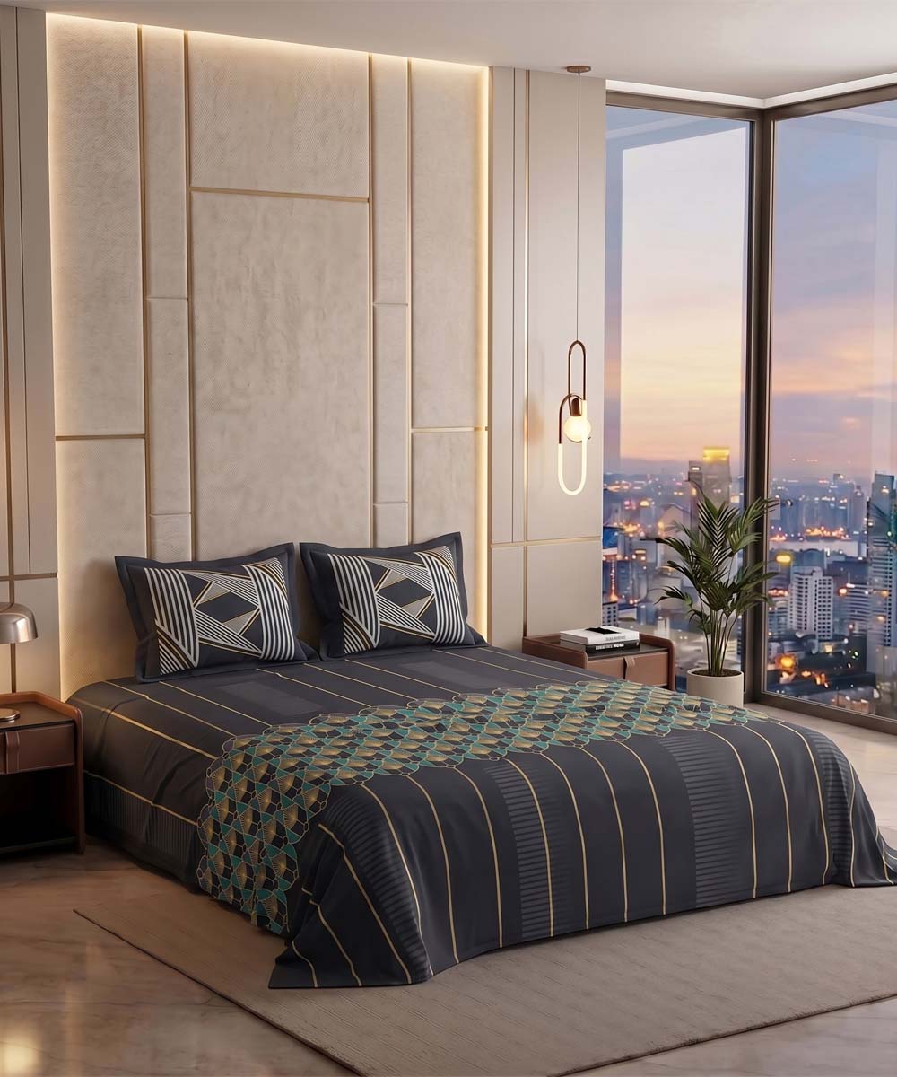 Royal Sapphire Bedsheet Set