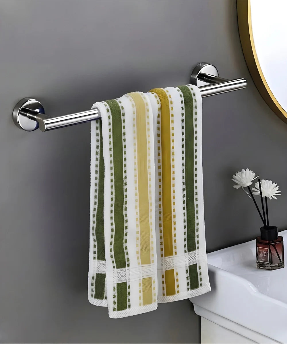 Weave & Decor Luxe Stripe Cotton Hand Towels Sets – Ultra Soft & Super Absorbent (Yellow)